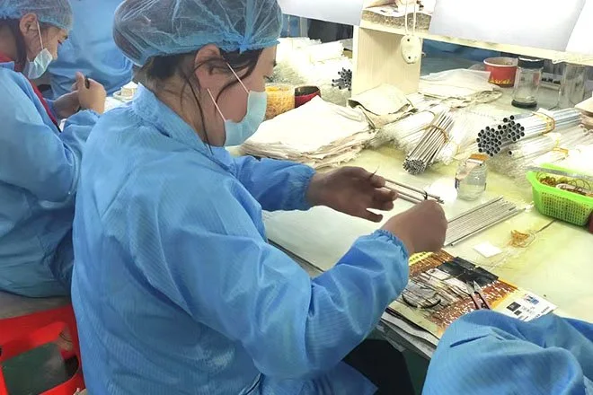 Professional eyelash products being made at Lashestar