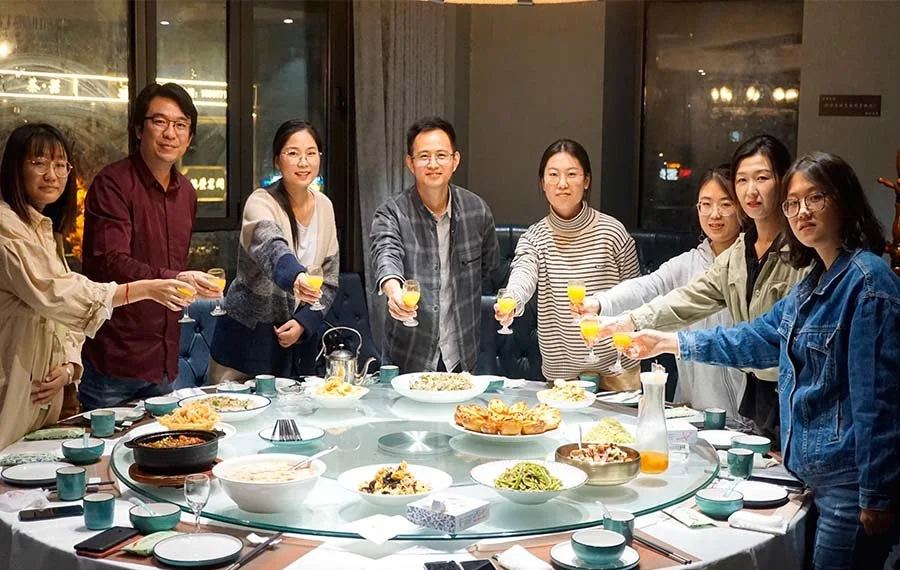 Lashestar team dinner