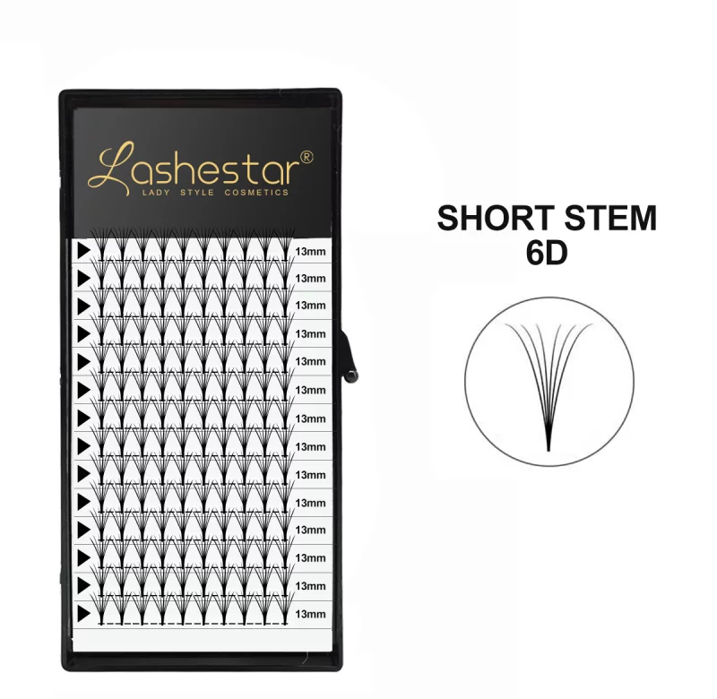 Lashestar 6D premade fan tray, actual catalogue product