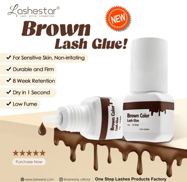 Brown Lash Extension Glue