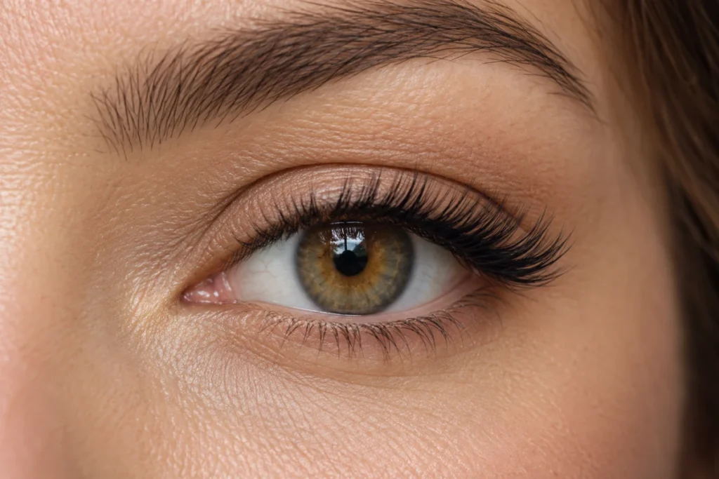 Lashes for Hooded Eyes: Mapping, Curl and Visible Shape