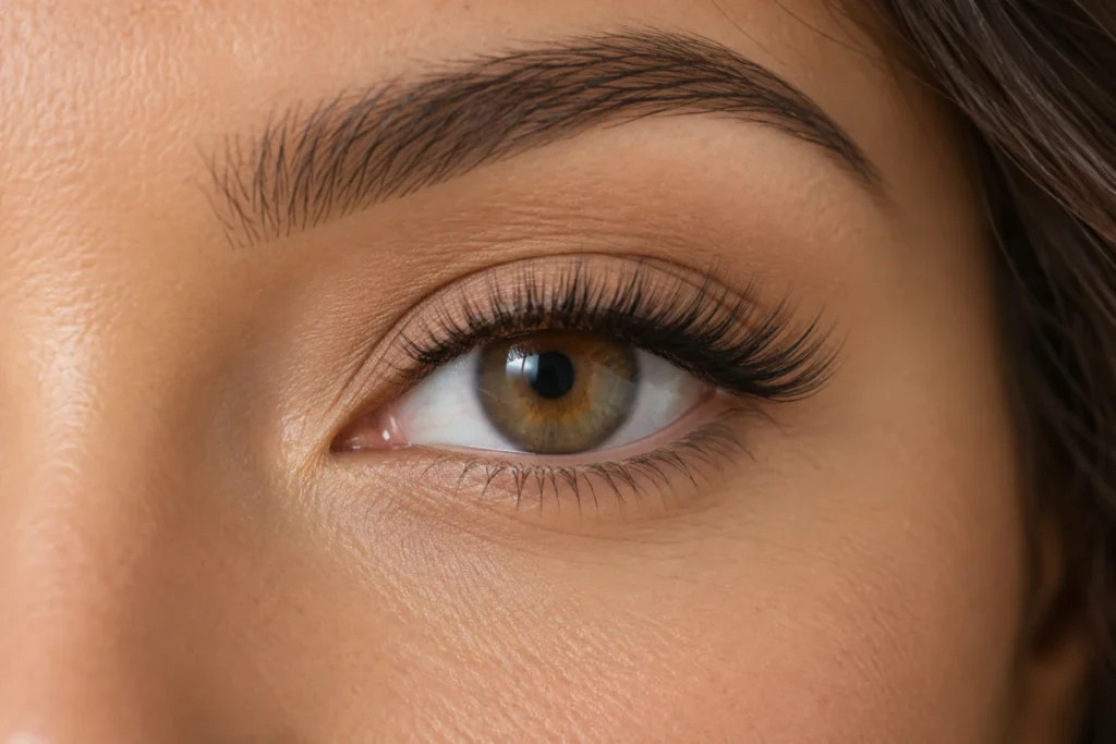 Lash Map for Almond Eyes: Natural, Doll and Cat Directions
