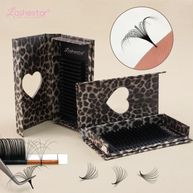 Lashestar Instagram post: Bold packaging. Soft touch. Professional performance. 🖤 Lashestar lash extensions combine ultra-soft fibers, easy-fan technology and a prem…